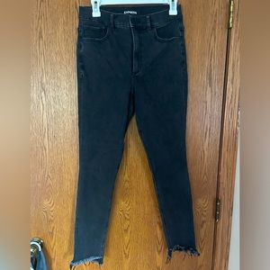 🌚EXPRESS🌚 super high waisted denim perfect ankle skinny jeans